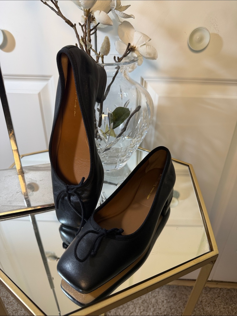 Margaux Ada block heel flats